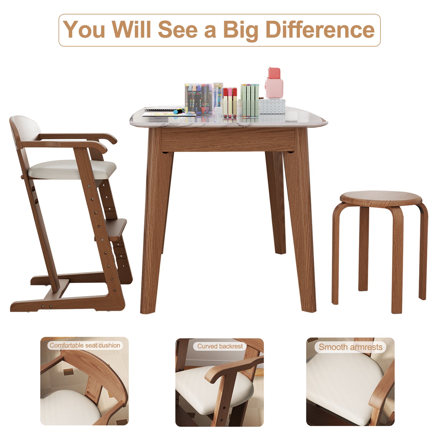 Adjustable High Chair for Babies