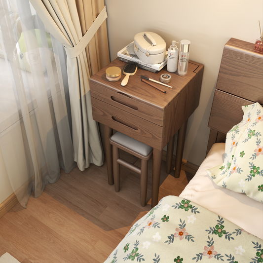 Vanity Desk with Mirror & Lights