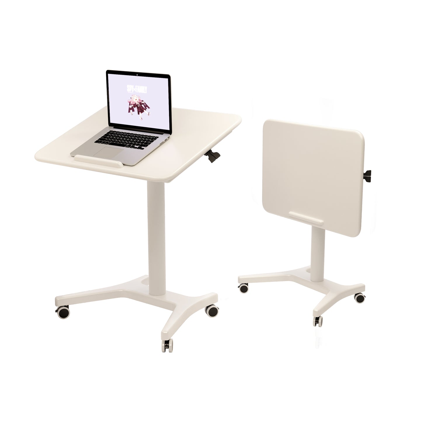 Rolling Standing Desk with Adjustable Height