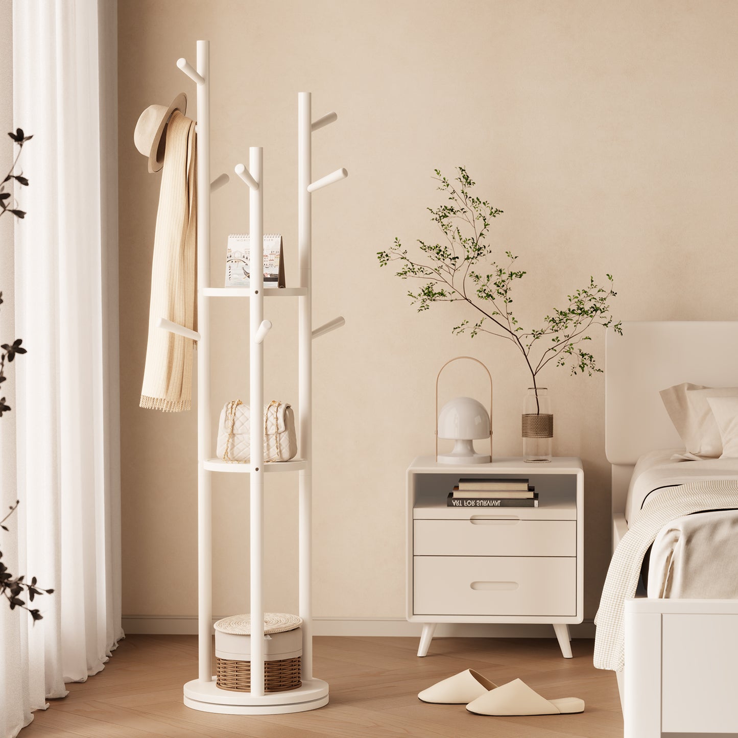 Rotary Coat Rack Stand