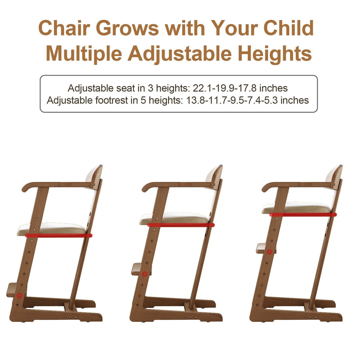 Adjustable High Chair for Babies