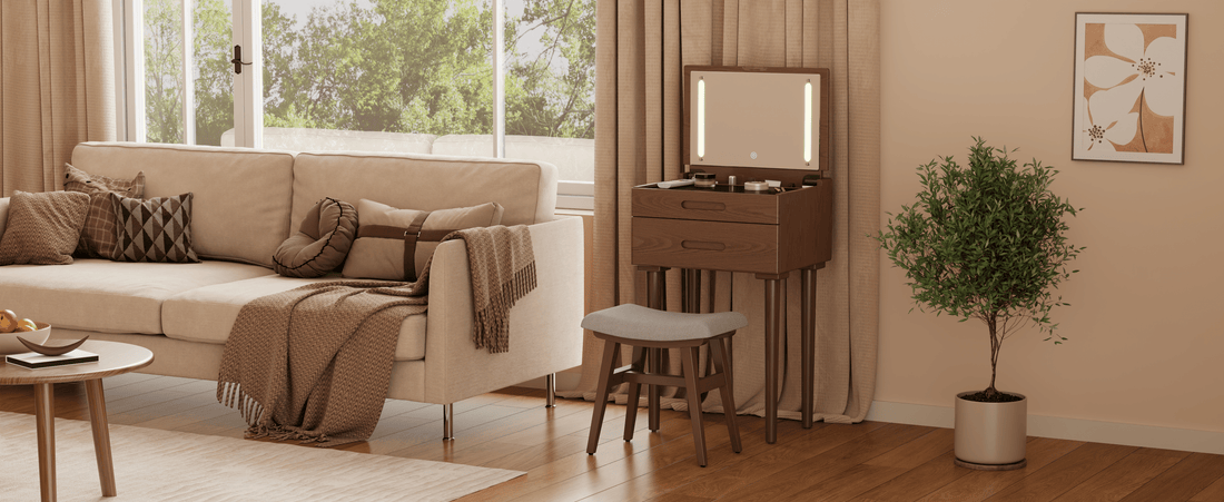 Vanity Bedroom Aesthetic: 14 Solid Wood Vanity Ideas (2026) - iKaslandi
