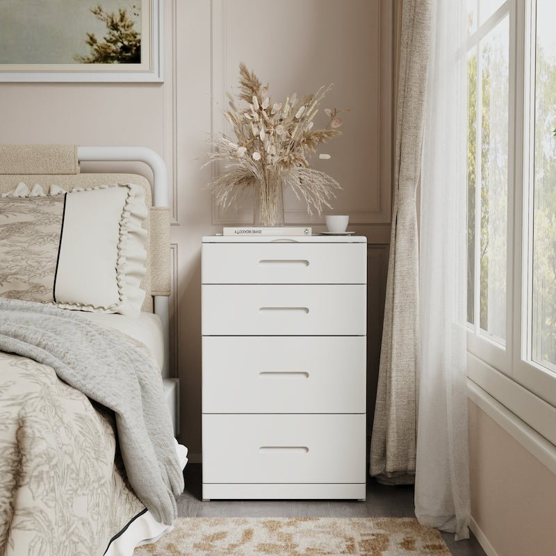 Solid Wood LED Vanity Desk with Chair, Space Saving Makeup Table - iKaslandi