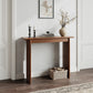 Solid Rubberwood Console Table | Mid-Century Modern Entryway Table