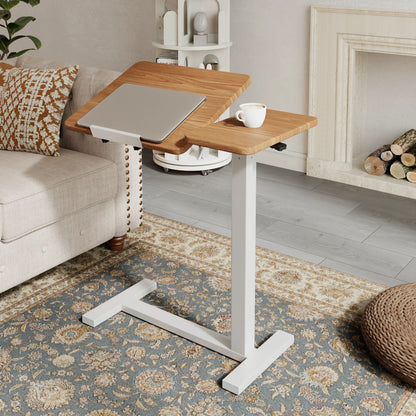 Close-up of the H-shaped base and support frame