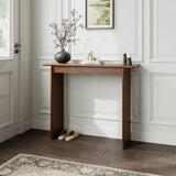 Mid-Century Solid Wood Console Table for Entryways