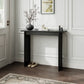 Solid Rubberwood Console Table | Mid-Century Modern Entryway Table