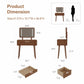 Solid Wood Vanity Desk with Detachable Lighted Mirror | Converts to Writing Desk - iKaslandi
