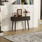 Solid Wood Vanity Desk with Detachable Lighted Mirror | Converts to Writing Desk - Kaslandi Furniture