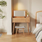 Solid Wood Makeup Vanity with Mirror & Lights (3 - 4 Drawers) - Kaslandi Furniture