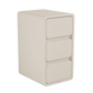 3 Tier Narrow White Nightstand - Kaslandi Furniture