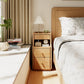 Solid Wood 3-Drawer Nightstand with Shelf — No Assembly Required - iKaslandi