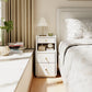 Solid Wood 3-Drawer Nightstand with Shelf — No Assembly Required - iKaslandi
