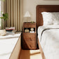 Solid Wood 3-Drawer Nightstand with Shelf — No Assembly Required - iKaslandi
