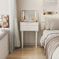Vanity Desk with Mirror & Lights - Kaslandi Furniture