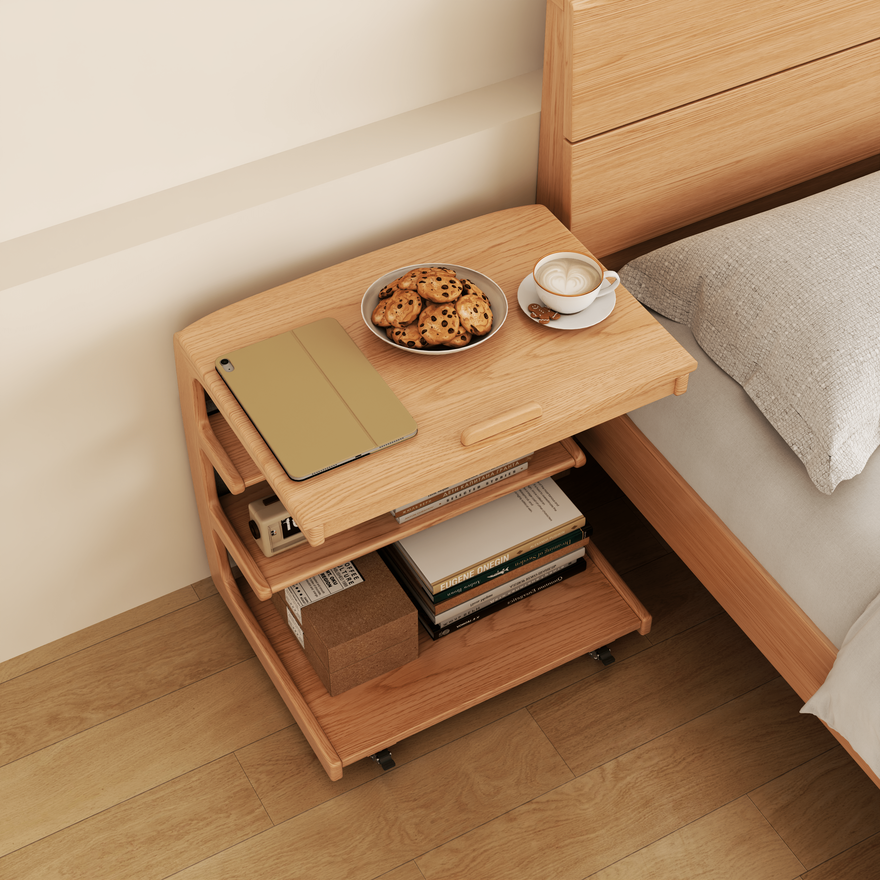 C Shaped Table for Couch - Kaslandi Furniture