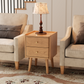 2-Drawer & 3-Drawer Solid Wood Nightstand – Durable & Stylish