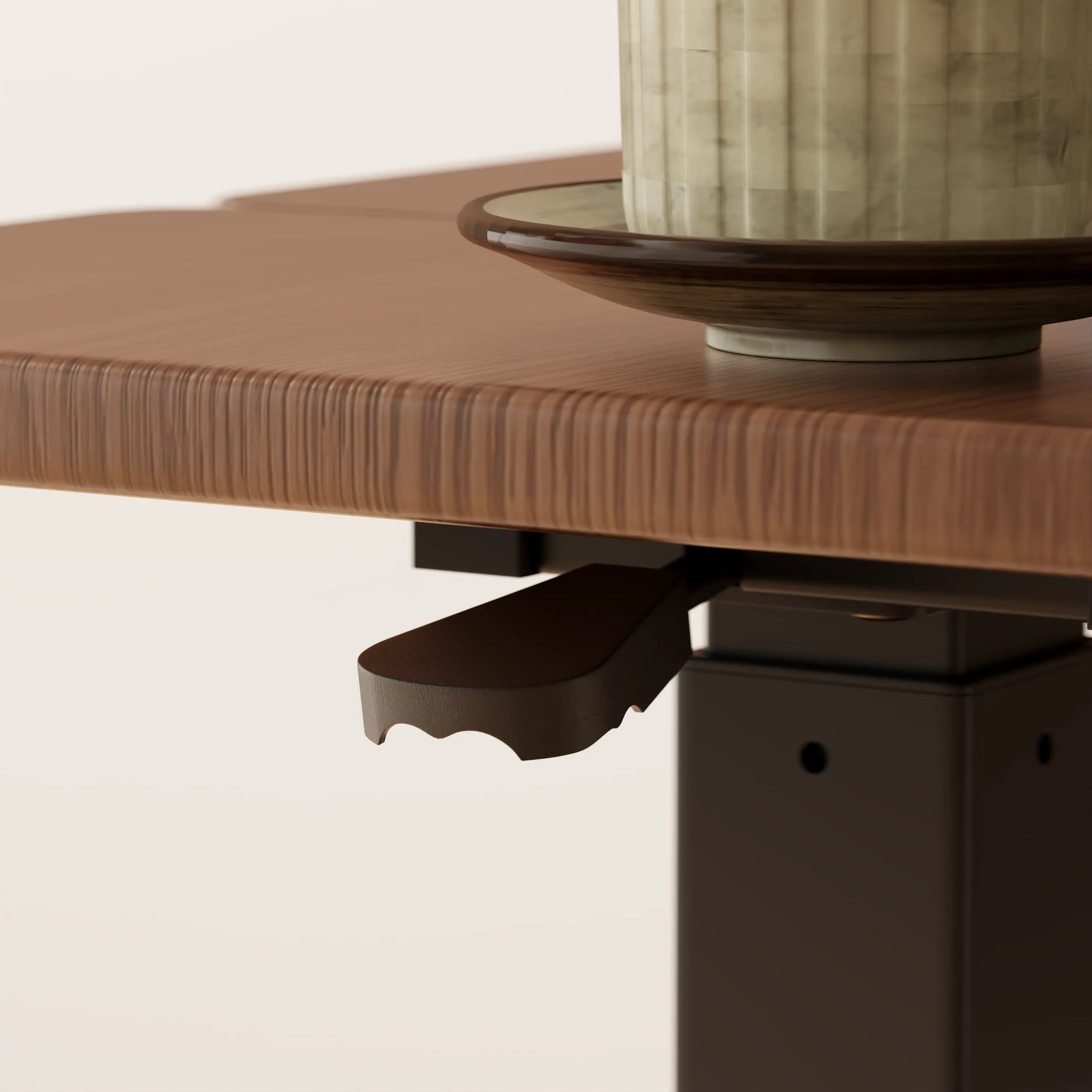 Adjustable Height Laptop Desk for Bed & Sofa – Solid Wood Tilting Top - iKaslandi