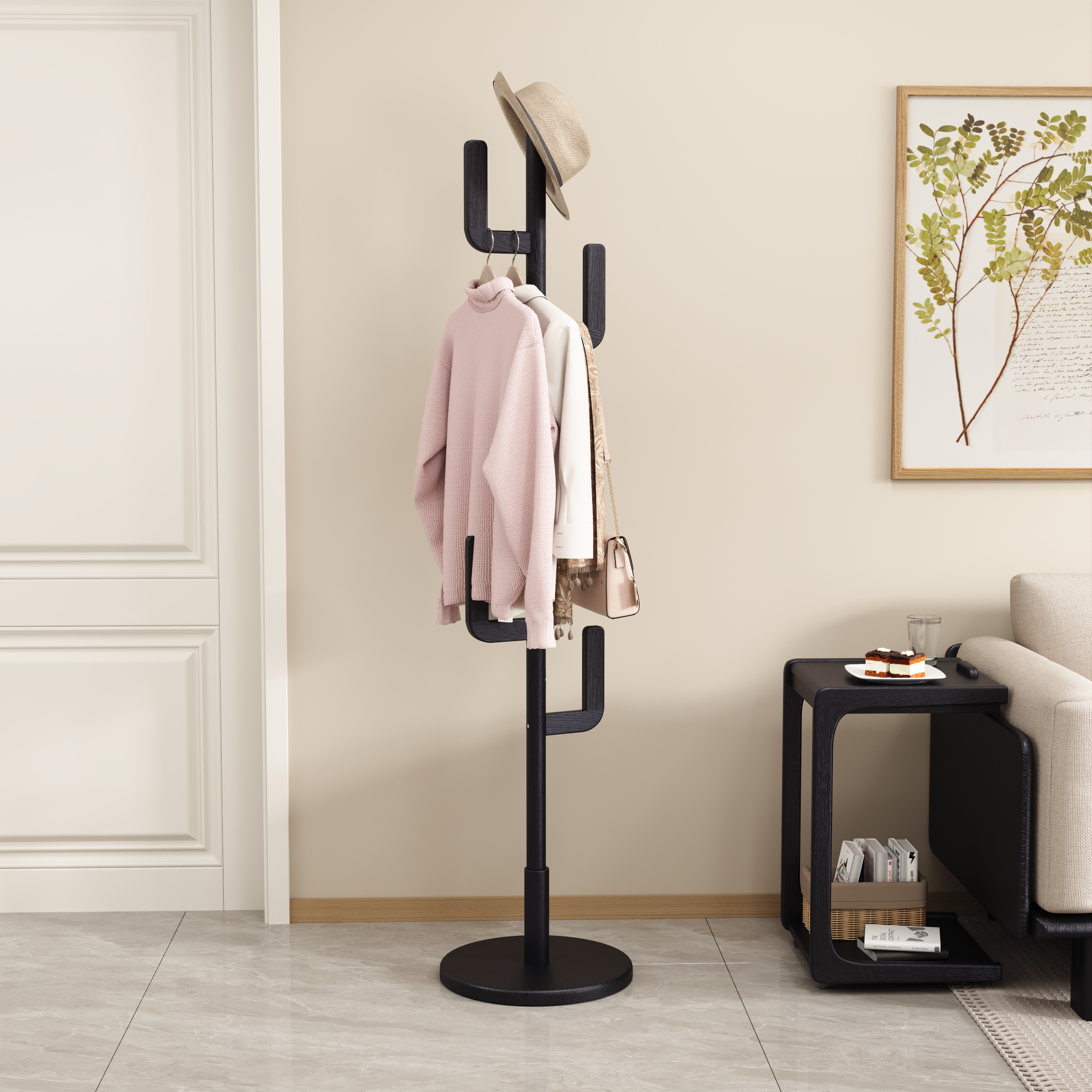 Cactus Coat Rack Stand