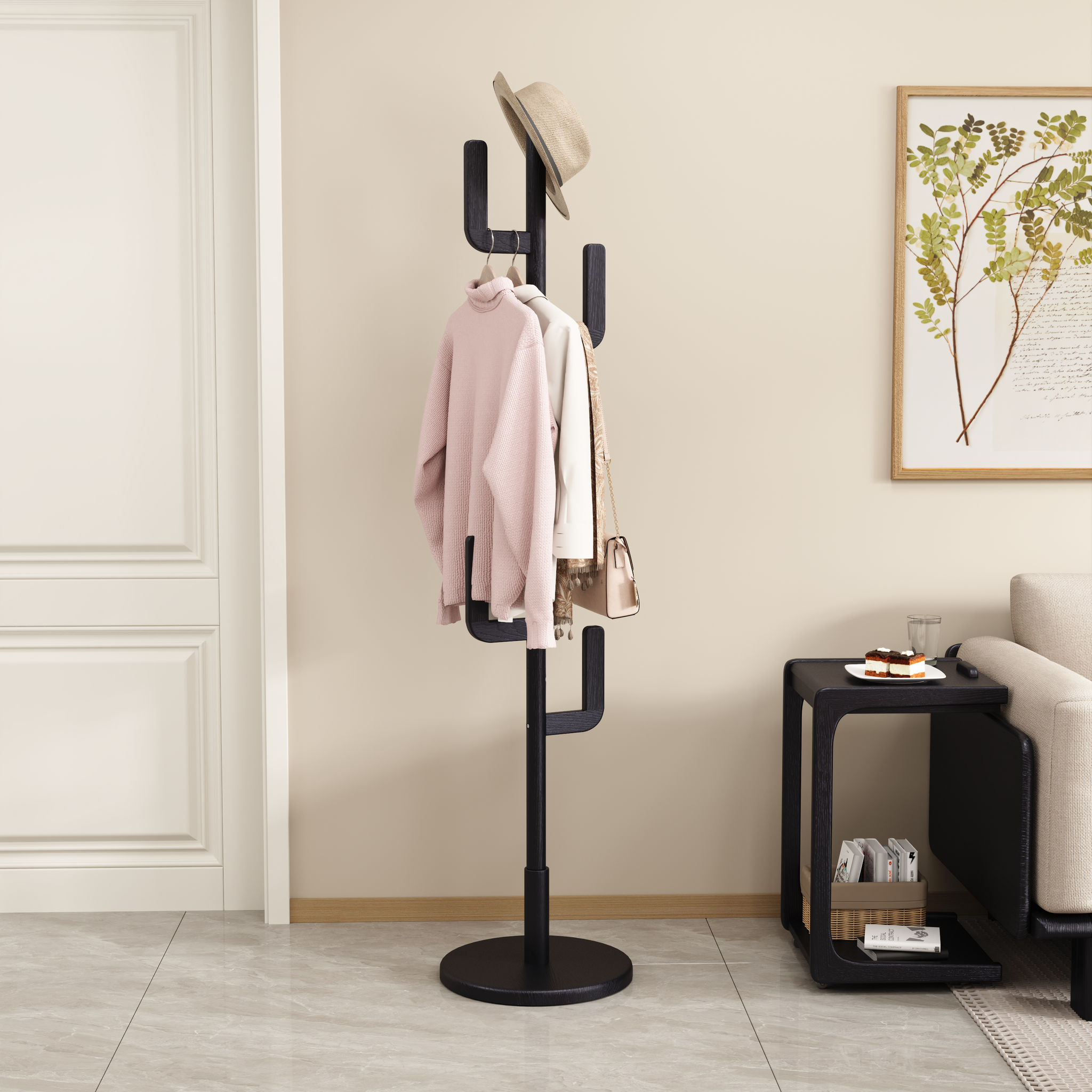 Cactus Coat Rack Stand