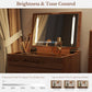 Vanity Desk with Mirror & Lights - iKaslandi