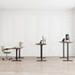Electric Standing Desk with Solid Rubberwood Top - iKaslandi