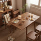 Expandable Solid Wood Dining Table for - iKaslandi