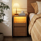 Smart Nightstand with LED Light & Wireless Charging - Kaslandi Furniture