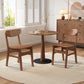 Solid Wood Dining Chair - 330 lbs Rated, Easy-Clean for Dining & Home Office