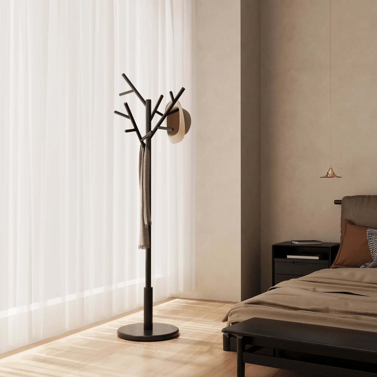 12 Hooks Coat Rack - Kaslandi Furniture