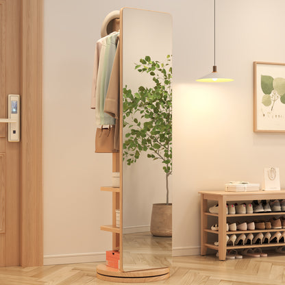 360 degree rotatable full-length mirror