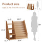 Solid Wood Kids Bookshelf – Face - Out Display & Anti - Tip Anchor - iKaslandi
