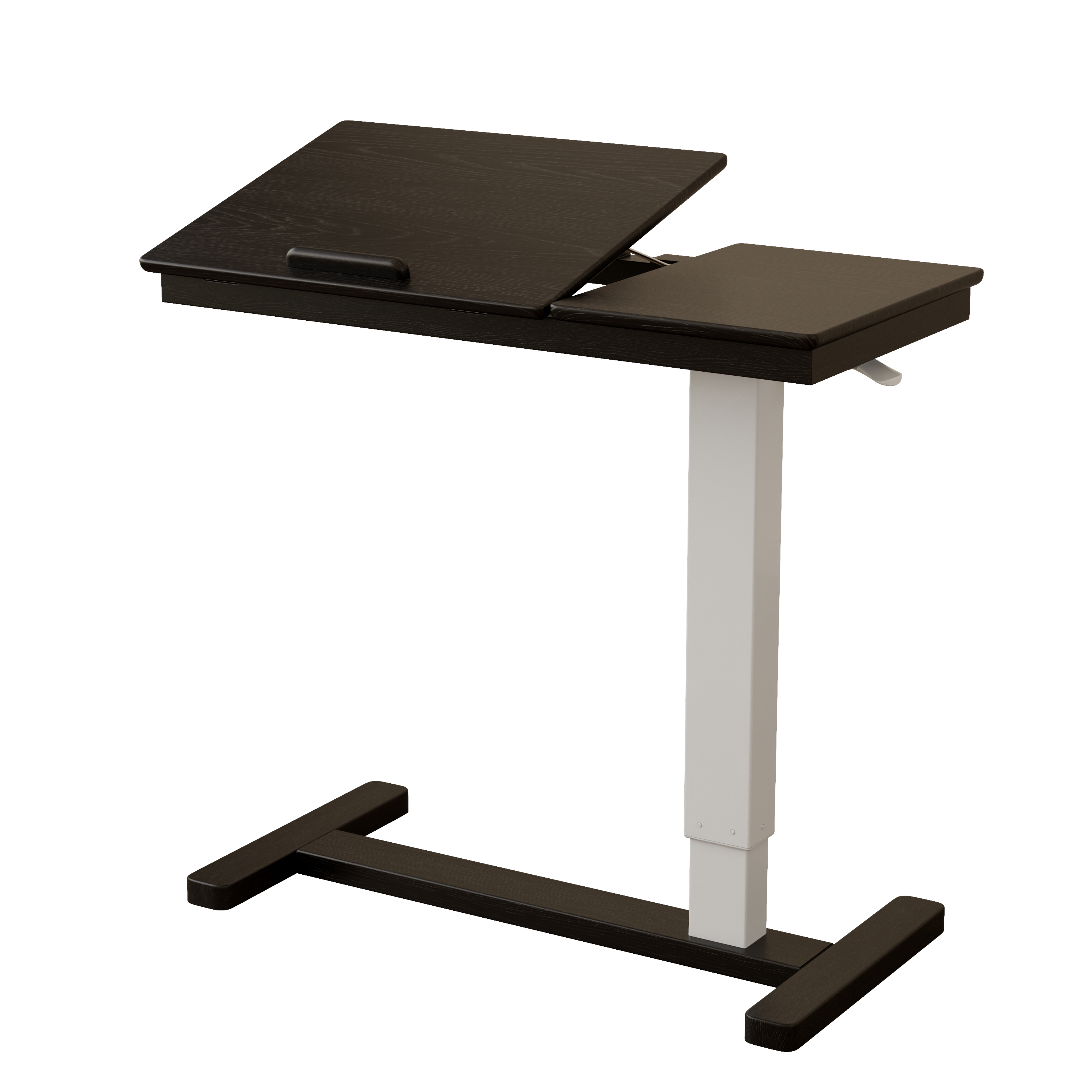 Adjustable Solid Wood Overbed Table