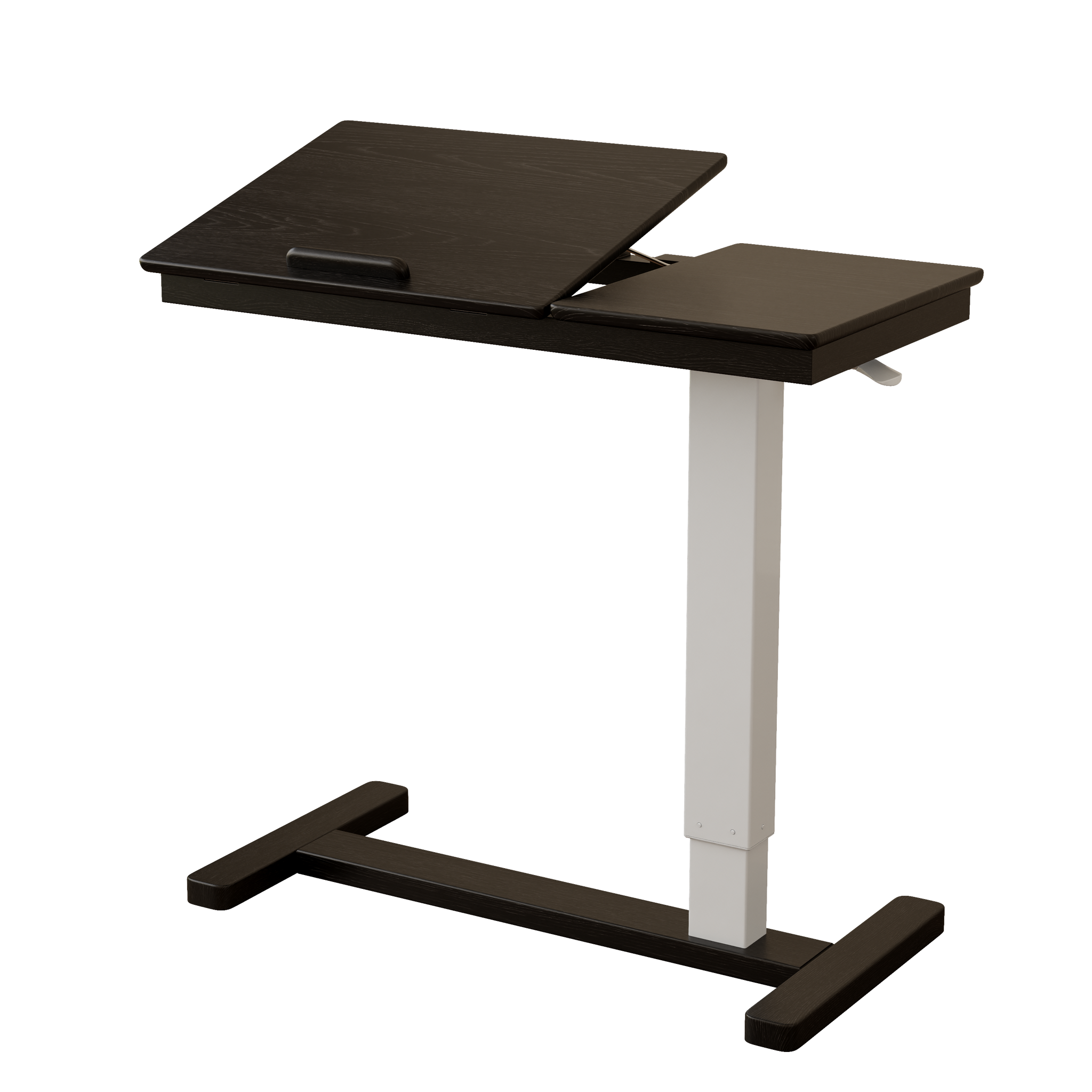 Adjustable Solid Wood Overbed Table