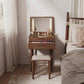 Vanity Desk with Mirror & Lights - iKaslandi