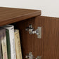 Fluted TV Stand with Storage Drawers and Cabinet — Fits 55"-65" TVs