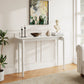 Solid Wood Narrow Console Table for Entryway & Living Room - iKaslandi