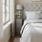 Modern Solid Wood Nightstand with 3 Hidden Handle Drawers - Kaslandi Furniture
