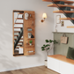 Full Length Wall Mirror with Shelf & Hooks
