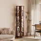 Movable & 360° Rotating Square Bookshelf Tower - iKaslandi