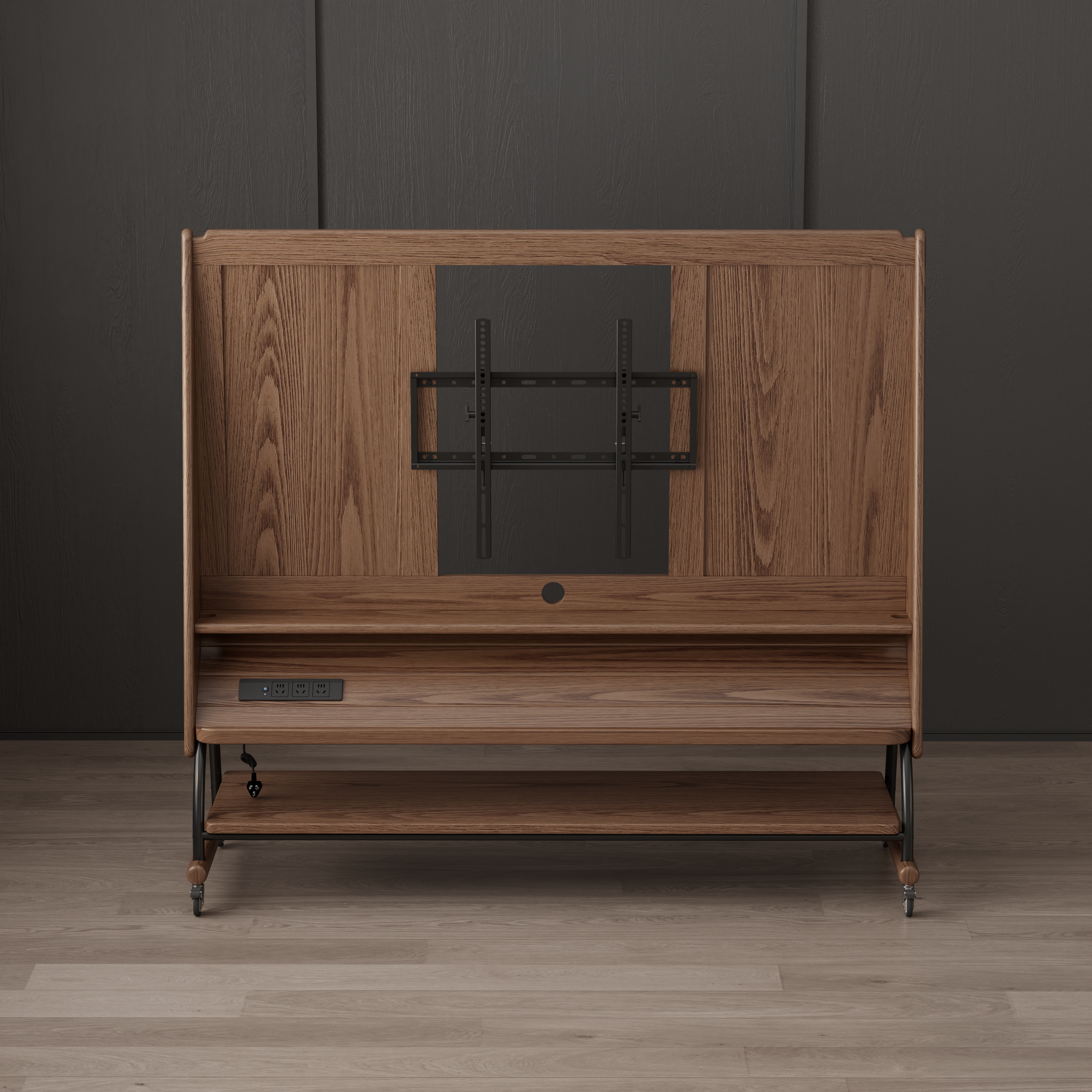 Rolling TV Stand, 40-65 Inches