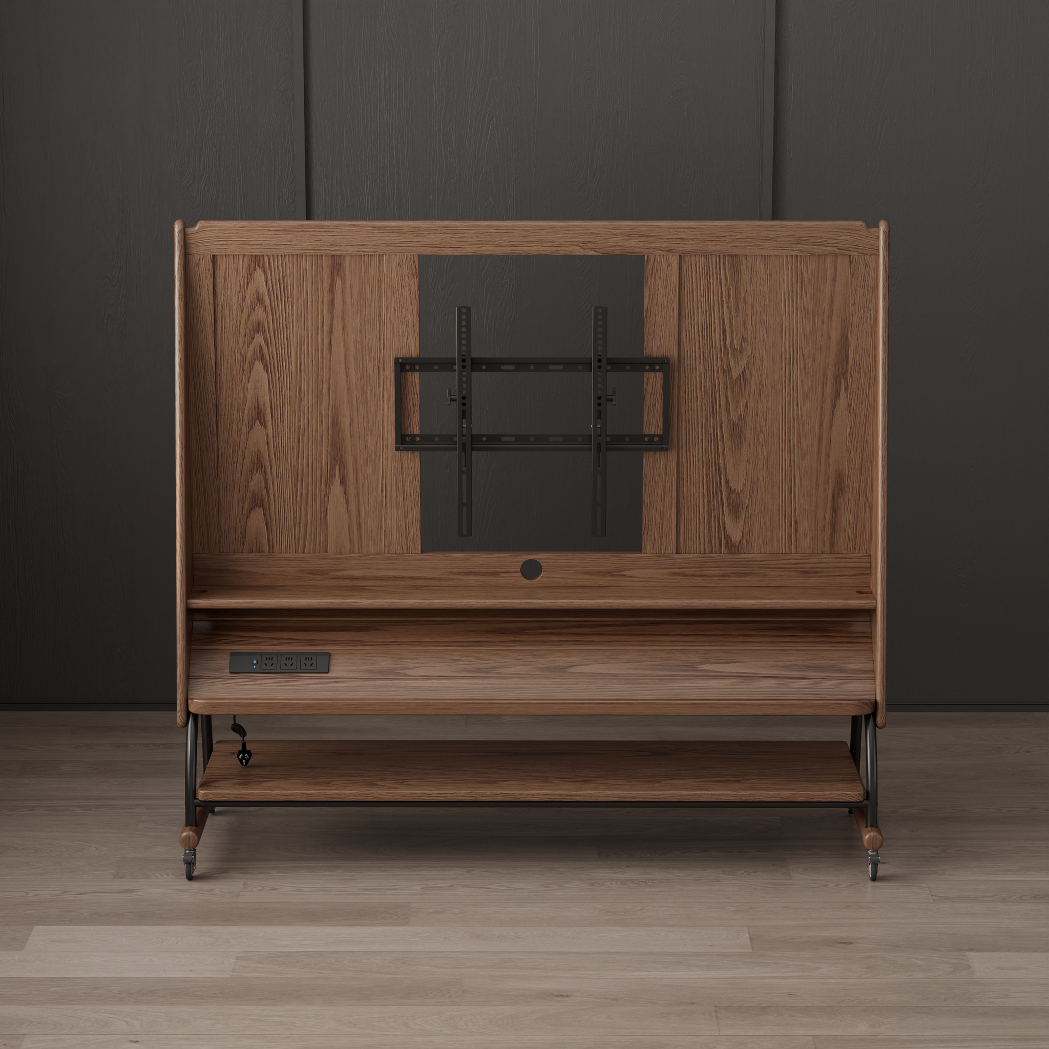 Rolling TV Stand, 40-65 Inches