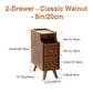 Solid wood classic minimalist nightstand