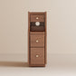 Solid Wood 3-Drawer Nightstand with Shelf — No Assembly Required - iKaslandi