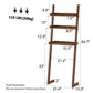 Over - the - Toilet Ladder Shelf - 3 - Tier Solid Wood Bathroom Storage - iKaslandi