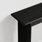 Solid Rubberwood Console Table | Mid-Century Modern Entryway Table