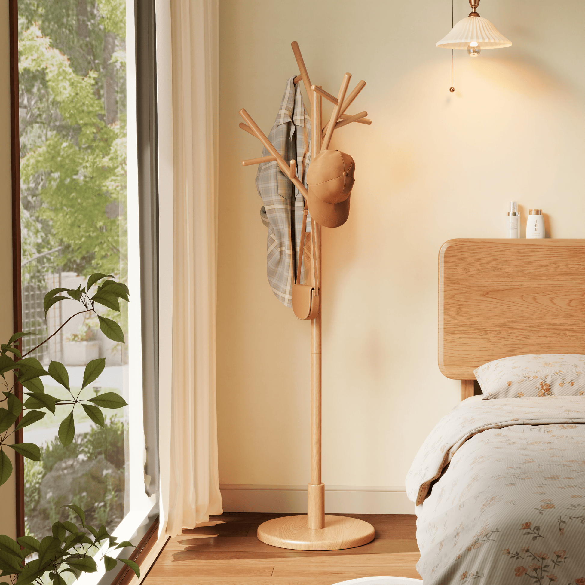 12 Hooks Coat Rack - Kaslandi Furniture