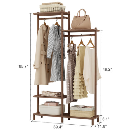 Solid Wood Clothes Rack