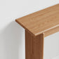Solid Rubberwood Console Table | Mid-Century Modern Entryway Table