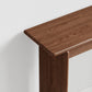 Solid Rubberwood Console Table | Mid-Century Modern Entryway Table